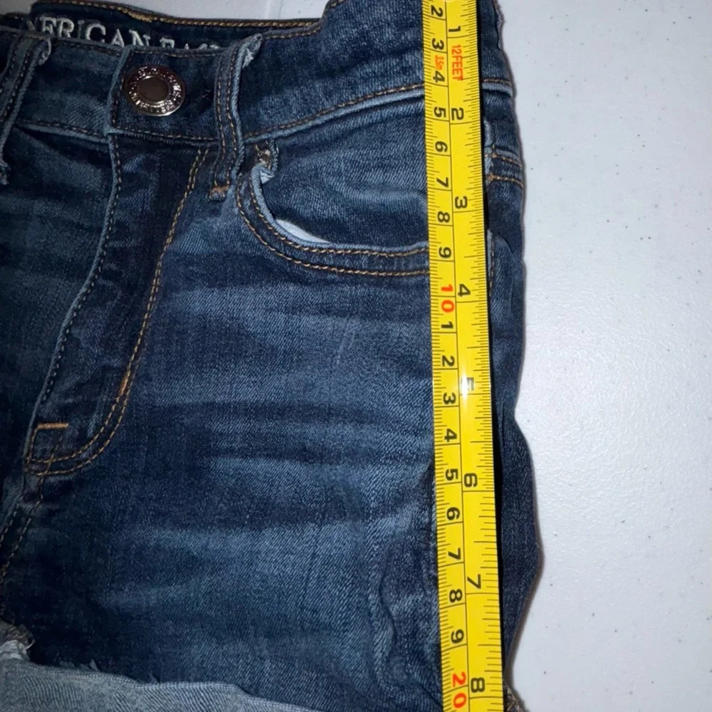 American Eagle Outfitters Dark Blue Jean Shorts - Picture 4 of 6